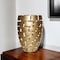 Homeroots 12" Gold And Clear Geometric Oval Lead Free Crystal Table Vase 375735 - alternate 4