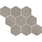 Daltile Mesmerist 4'' Ceramic Hexagon Wall Tile 3.00 SQFT Per Carton, 30PK MM324HEX1P2 - alternate 4