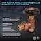 Everflow SWTxMale Heavy Duty Hot Water Steam Radiator Valve 1/2" HWV-S012 - alternate 2