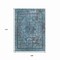 Homeroots 9' X 12' Blue And Gray Medallion Washable Indoor Outdoor Area Rug 616056 - alternate 4