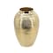 Homeroots 13" Gold Hammered Aluminum Urn Table Vase 574418 - alternate 1