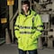 Game Workwear Hi-Vis 6-in-1 Jacket, 100% Polyester PU Coated Fabric, Hi Vis Lime, S 1350 - alternate 1