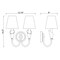 Z-Lite Claudelle 2-Light Wall Sconce, 13.75 in W x 14.5 in H, Matte Black + Modern Gold 4014-2S-MB-MGLD - alternate 7