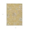 Homeroots 9' X 12' Gold Beige And Fern Green Floral Washable Indoor Outdoor Area Rug 589468 - alternate 7