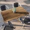 Flash Furniture Commercial 30x48 HPL Wrapped Scratch and Stain Resistant Tabletop in Natural ST-RT30X48INB-1-M-3A-W-NAT-GG - alternate 7