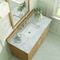 James Martin Vanities Lorelai 48'' S Vanity, Light Natural Oak w/ Victorian Sil Silestone Top w/FreePower Wireless Charger 424-V48-LNO-FVSL - alternate 3