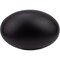 Designperfect 1-1/4 Overall Length Oval Cabinet Knob, Matte/Flat Black DPA-B7KBLK - alternate 3