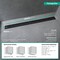 Hansgrohe RainDrain Match Trim Zero/ Tile 59 1/8" with Height Adjustable Frame in Matte Black 56127671 - alternate 4