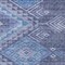 Homeroots 3' X 5' Navy Blue Charcoal And Gray Southwestern Washable Indoor Outdoor Area Rug 603551 - alternate 4