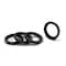 Coyote Wheel Accessories HUB CENTRIC RINGS 6410 Millimeter Inside Diameter 7410 Millimeter Outside Diameter Black Plasti 74-6410 - alternate 1