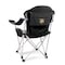 Picnic Time Family Of Brands NCAA Army Black Knights Reclining Camp Chair - Beach Chair for AdultsBlack with Gray Accents 803-00-175-764-0 - alternate 1
