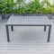 Leisuremod Chelsea Aluminum Outdoor Dining Table With 8 Chairs and Cushions, Light Grey CC20-T63BL-LGR6 - alternate 6
