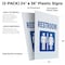 Signmission Restroom, Plastic Signs Only 24 Inch x 36 Inch, Corrugated Plastic, 2PK CSB-2436-2PACK-Restroom - alternate 2