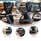 Flash Furniture Dark Gray Mobile Desk Chair, 360 Degree Tablet Rotation YU-YCX-019-DG-GG - alternate 7