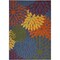 Homeroots 4' X 6' Blue Yellow and Green Indoor Outdoor Area Rug 527603 - alternate 3