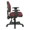 Office Star Products Ergonomic Fabric Sculptured Ergonomic Managers Chair, Burgundy 8180-227 - alternate 3