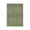 Homeroots 3' X 5' Fern Green Striped Washable Indoor Outdoor Area Rug 608807 - alternate 5