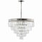 Jonathan Y Wyatt 20" 4-Light Crystal LED Chandelier, Polished Nickel/ Clear JYL9007A - alternate 7