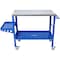 Edendirect 36inx18in Steel Welding Table with Lockable Casters, Tool Tray, and 5/8-Inch Fixture Holes ED-W465P176039 - alternate 6