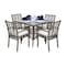 Panama Jack Outdoor Panama Jack Graphite 5-Piece Armchair Dining Set with Cushions PJO-1601-GRY-5DA-CUSH - alternate 1