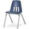Virco 9000 Series 14" Classroom Chair, Kindergarten - 2nd Grade with Nylon Glides - Sky Blue Seat 9014 - alternate 1
