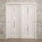 Sartodoors Sliding Closet Bypass Doors 60 x 96 inches, Ego 5014 Painted White Oak, Rails Hardware Set, Wood EGO5014DBD-PWO-6096 - alternate 5