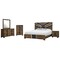 Global Furniture Usa Modern Optimus Brown/Black King Bed Group OPTIMUS-BRWN/BLK-KBG - alternate 1