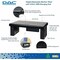 Dac Stax Ergonomic Height Adjustable Monitor Stand with 2 USB Ports, Black DTA02159 - alternate 2