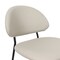 Manhattan Comfort Haven Metal Vegan Leather Side Chair in Stone Gray - Set of 4 DC1536-1 - alternate 5