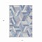 Homeroots 5' X 8' Denim Blue Geometric Washable Indoor Outdoor Area Rug 608059 - alternate 5