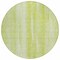 Homeroots 8' Artichoke Green And Ivory Round Botanical Leaves Washable Indoor Outdoor Area Rug 581956 - alternate 7