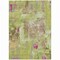 Homeroots 9' X 12' Lime Green Ivory And Pink Abstract Washable Indoor Outdoor Area Rug 596876 - alternate 4
