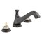Delta Cassidy Two Handle Widespread Bathroom Faucet - Low Arc Spout - Less Handles 3595LF-RBMPU-LHP - alternate 3