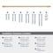 Amerock Winsome 24 inch 610mm Center-to-Center Champagne Bronze Appliance Pull BP54067CZ - alternate 2