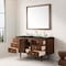 James Martin Vanities Amberly 60" Single Vanity, Mid-Century Walnut, w/ 3 CM Phantome Eclos Top 670-V60S-WLT-3PHT - alternate 4