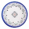 Gibson Everyday Alhambra Blues 12 Piece Melamine Dinnerware Set in Blue and White 93742.12 - alternate 4
