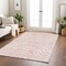 Homeroots 3' X 5' Pink And Gray Animal Print Washable Indoor Outdoor Area Rug 600636 - alternate 7