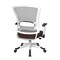 Space Seating Pulsar White Frame Managers Chair, Twilight Cocoa 317W-W1C1F2W-K011 - alternate 3
