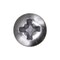 Auveco 8 x 5/8in Phillips Oval Head Tapping Screw Chrome, 100PK 2709 - alternate 2