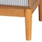 Baxton Studio Taylin Mid-Century Grey Corduroy and Oak Brown Wood 2-Drawer Nightstand 257-14145-ZORO - alternate 8