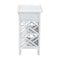 Bali & Pari Tiaret Natural Rattan Nightstand, White 259-14193-ZORO - alternate 6