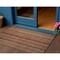 Homeroots 3' X 5' Rust Taupe And Gray Striped Washable Indoor Outdoor Area Rug 616382 - alternate 1