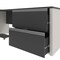 Bestar Connexion 31W 30 in Lateral File Cabinet, Slate & Sandstone 93631-1159 - alternate 4