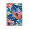 Homeroots 8' X 10' Navy Blue And Sky Blue Floral Washable Indoor Outdoor Area Rug 611074 - alternate 6