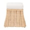 Bali & Pari Rotem Natural Rattan Ottoman, Small 264-14443-ZORO - alternate 5