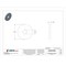 Zoro Select Thick Fender Washer, Fits Bolt Size 5/8", 18-8 Stainless Steel, Not Graded, Plain Finish Z9691SS - alternate 3
