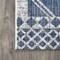 Jonathan Y Marokko Diamond Tribal Medallion Blue/Ivory 2 ft. x 8 ft. Indoor/Outdoor Runner Rug SMB127D-28 - alternate 5