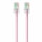 Belkin 7Ft Cat5E Patch Cable, Utp, Pink Pvc Jacket, 24Awg, T568B, 50 Micron,  A3L791-07-PNK - alternate 4