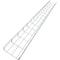 Kable Kontrol Wire Mesh Cable Tray - 4 in W x 4 in D x 10 ft L - Electro-Zinc Plated Steel - Chrome Finish, 10PK KK-4X4X10-EZ-10 - alternate 1
