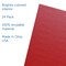 Flipside 12 x 48 Study Carrel Red Corrugated Pack of 24 60049-24 - alternate 3